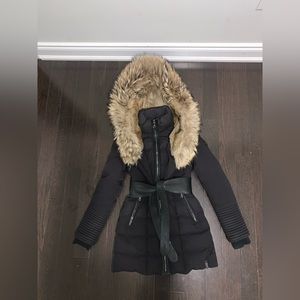 Rudsak 100% Real fur and leather winter jacket, used but in great condition.